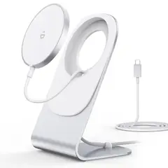 GENERICO - Cargador Inalambrico Para iPhone Magnetico Soporte tipo C
