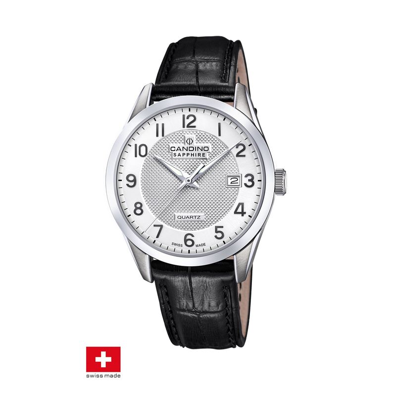 CANDINO - Reloj C4710/A Candino Swiss Plateado Hombre Couple Classic