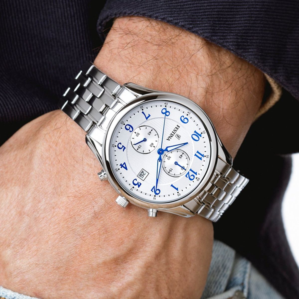 FESTINA - Reloj F6854/A Festina Blanco Hombre Retro