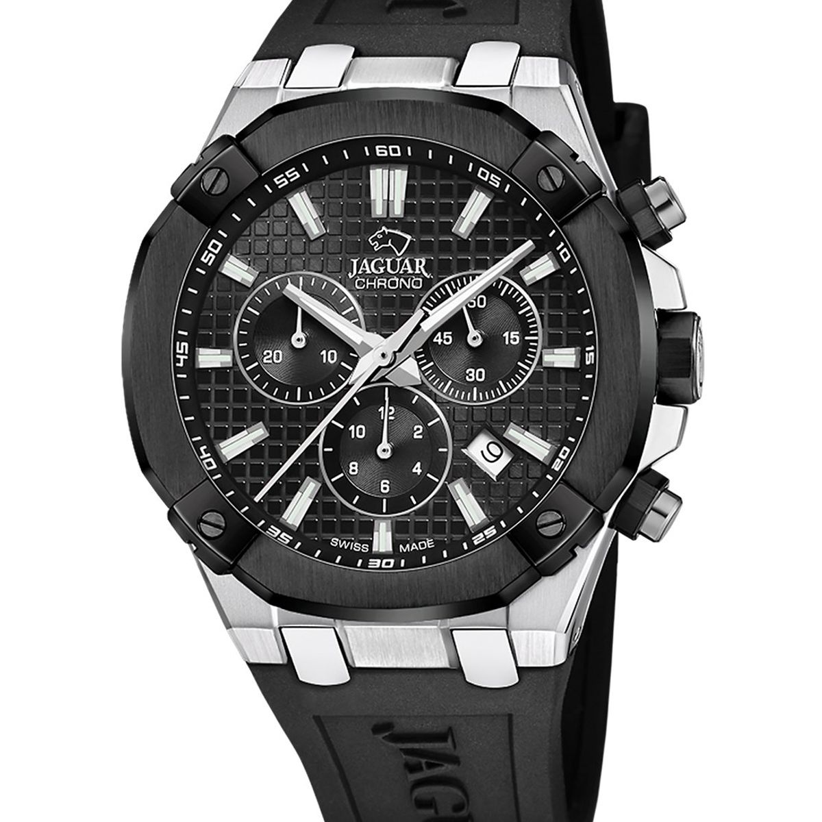 JAGUAR - Reloj J1020/2 Jaguar Swiss Negro Hombre Ceramic