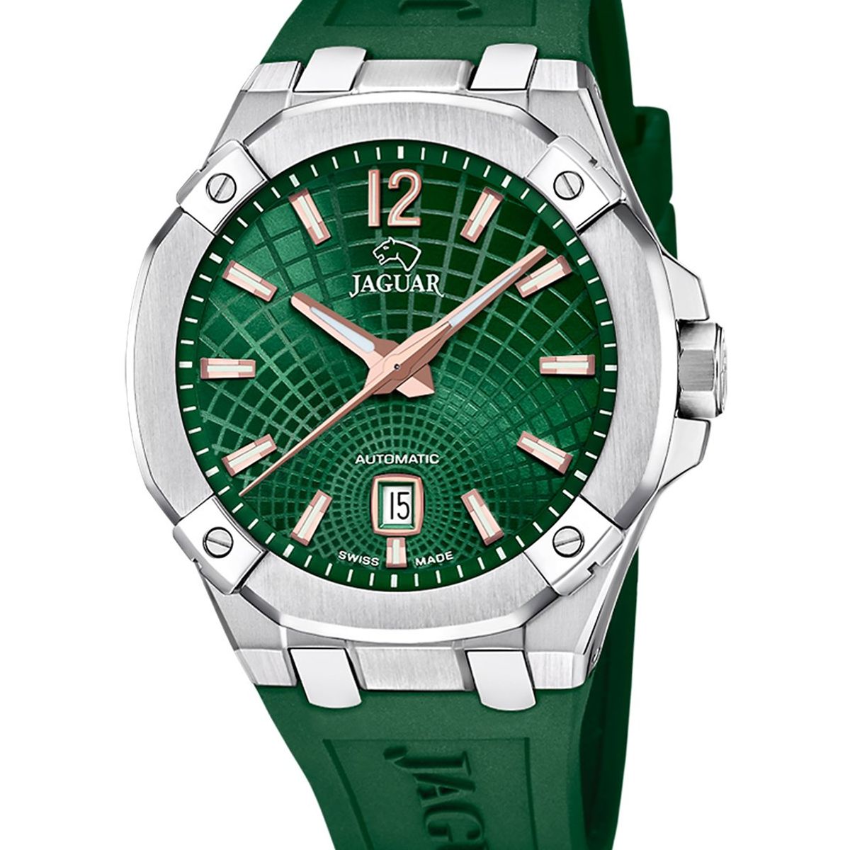 JAGUAR - Reloj J1030/3 Jaguar Swiss Verde Hombre Automático