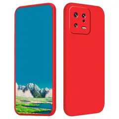 JOIGO - Carcasa Para Xiaomi 13 Goma Rojo.