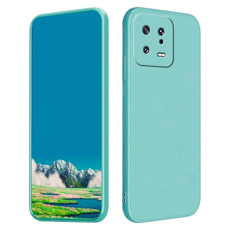 JOIGO - Carcasa Para Xiaomi 13 Goma Turquesa