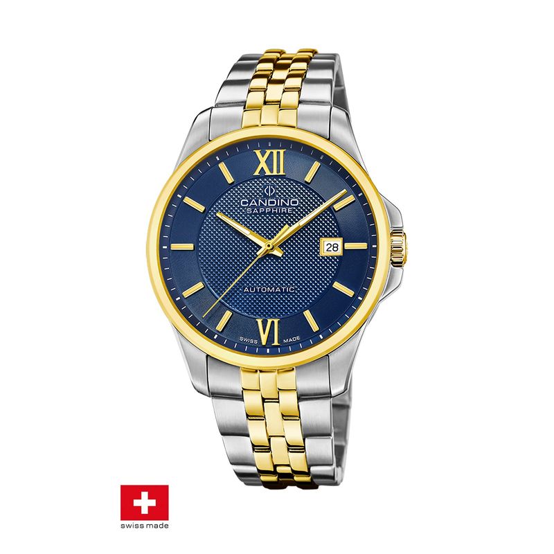 CANDINO - Reloj C4769/2 Candino Swiss Azul Hombre Automático