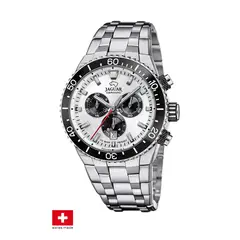 JAGUAR - Reloj J1022/1 Swiss Plateado Hombre Ceramic
