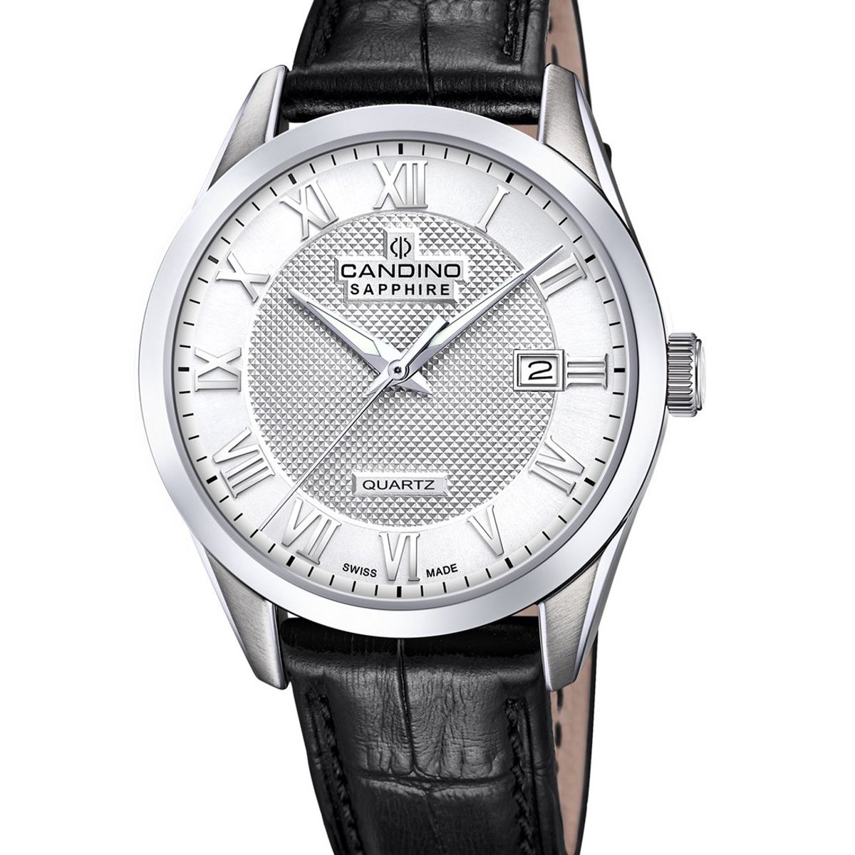 CANDINO - Reloj C4710/B Candino Swiss Plateado Hombre Couple Classic