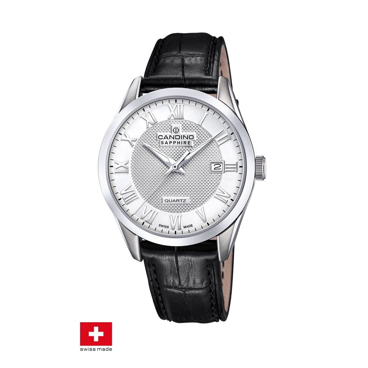 CANDINO - Reloj C4710/B Candino Swiss Plateado Hombre Couple Classic
