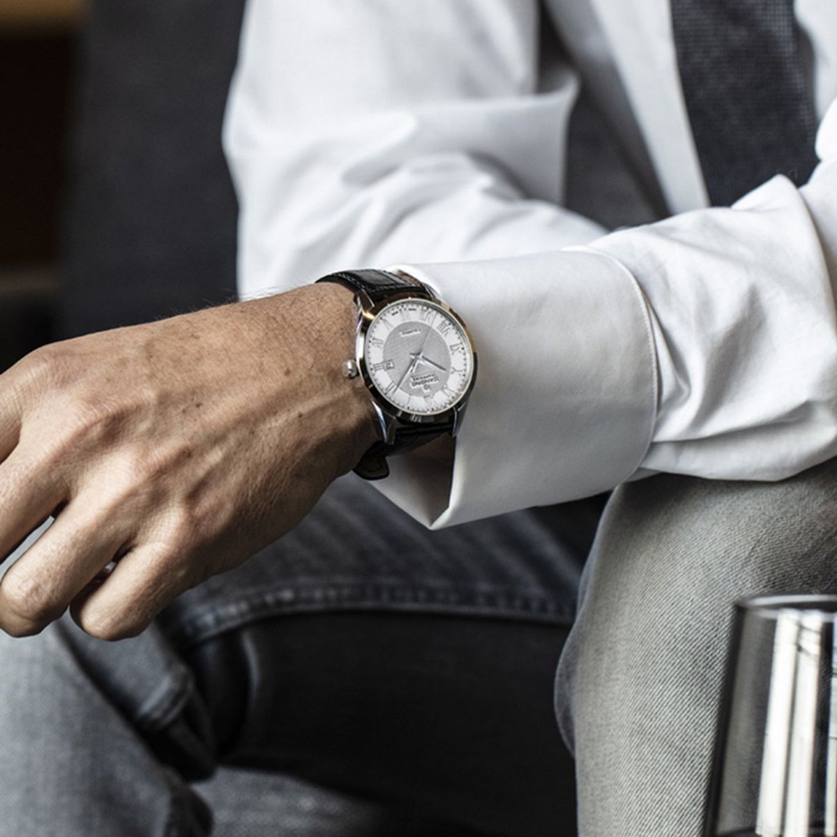 CANDINO - Reloj C4710/B Candino Swiss Plateado Hombre Couple Classic