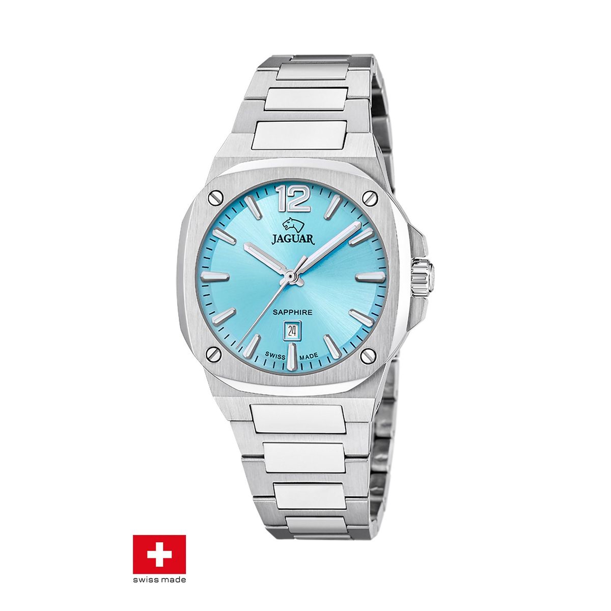 JAGUAR - Reloj J1027/2 Jaguar Swiss Azul Mujer Rondcarre