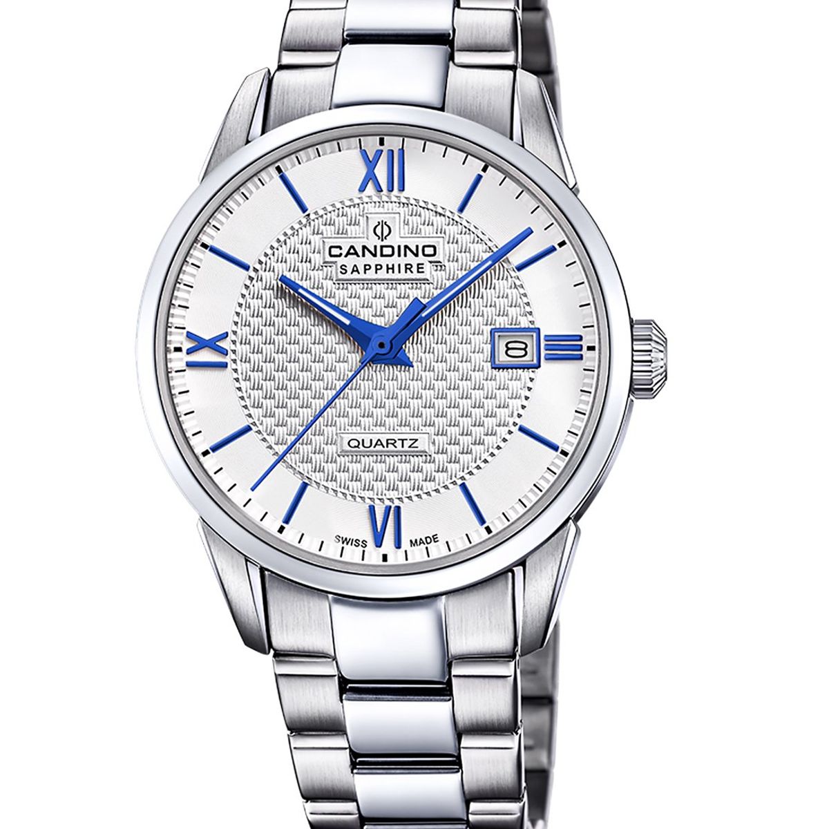 CANDINO - Reloj C4711/B Candino Swiss Plateado Hombre Couple Classic