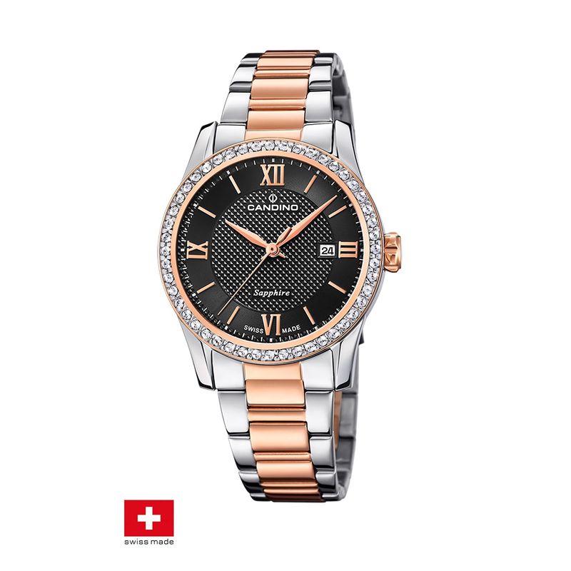 CANDINO - Reloj C4741/4 Candino Swiss Negro Mujer Couples Classic