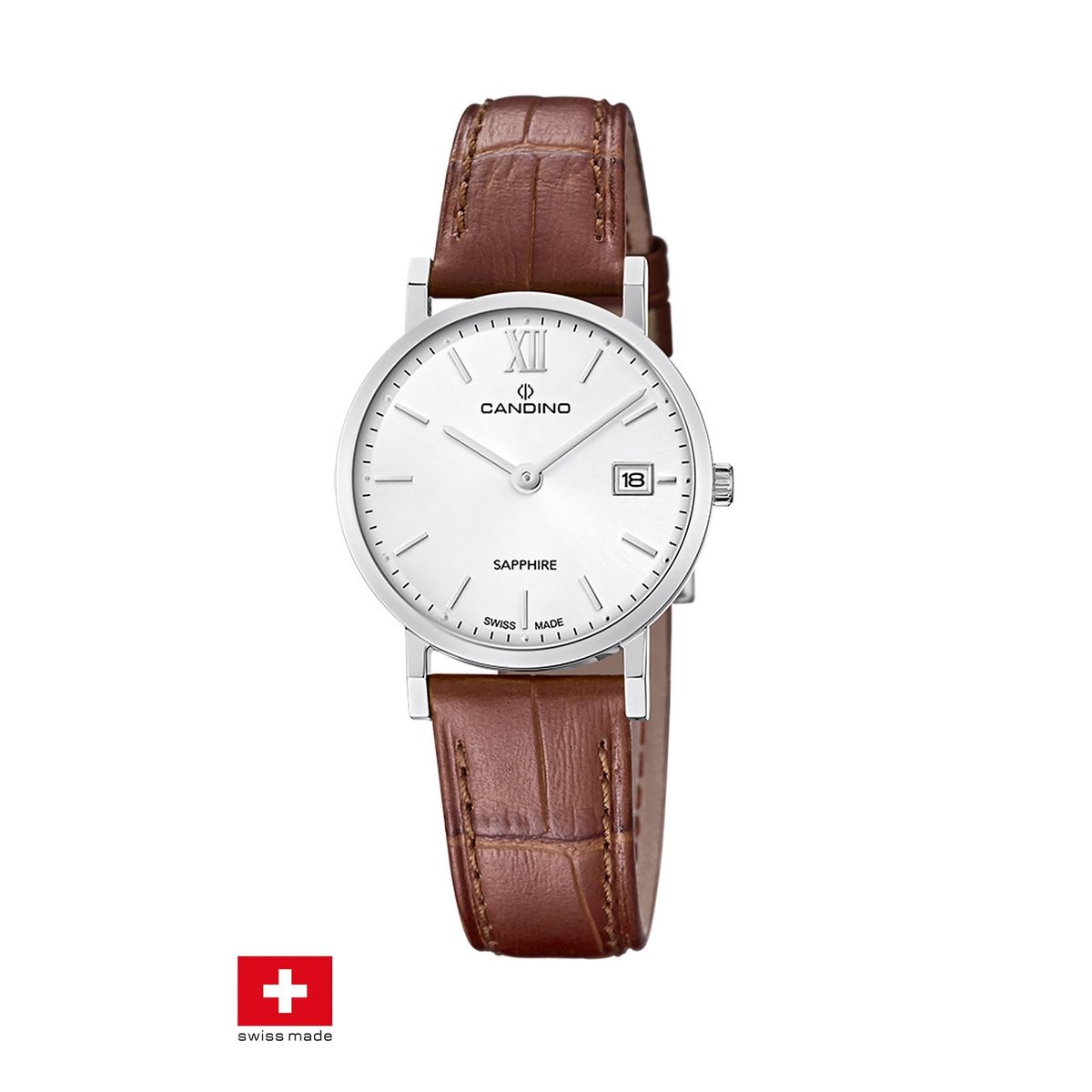 CANDINO - Reloj C4725/1 Candino Swiss Blanco Mujer Couples Classic