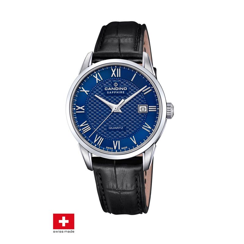 CANDINO - Reloj C4712/C Candino Swiss Azul Hombre Couple Classic