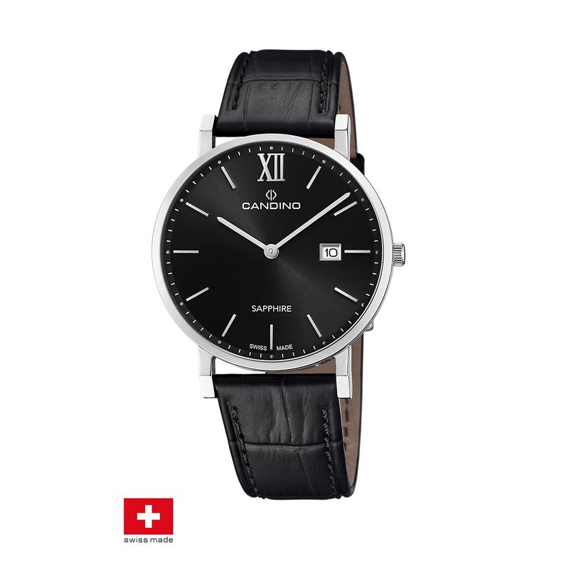 CANDINO - Reloj C4724/3 Candino Swiss Negro Hombre Couple Classic
