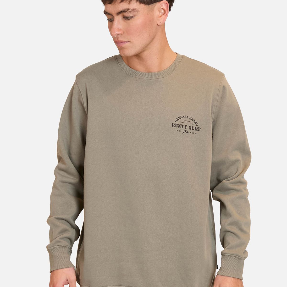 RUSTY - Poleron CR Our Kind Verde Hombre Rusty