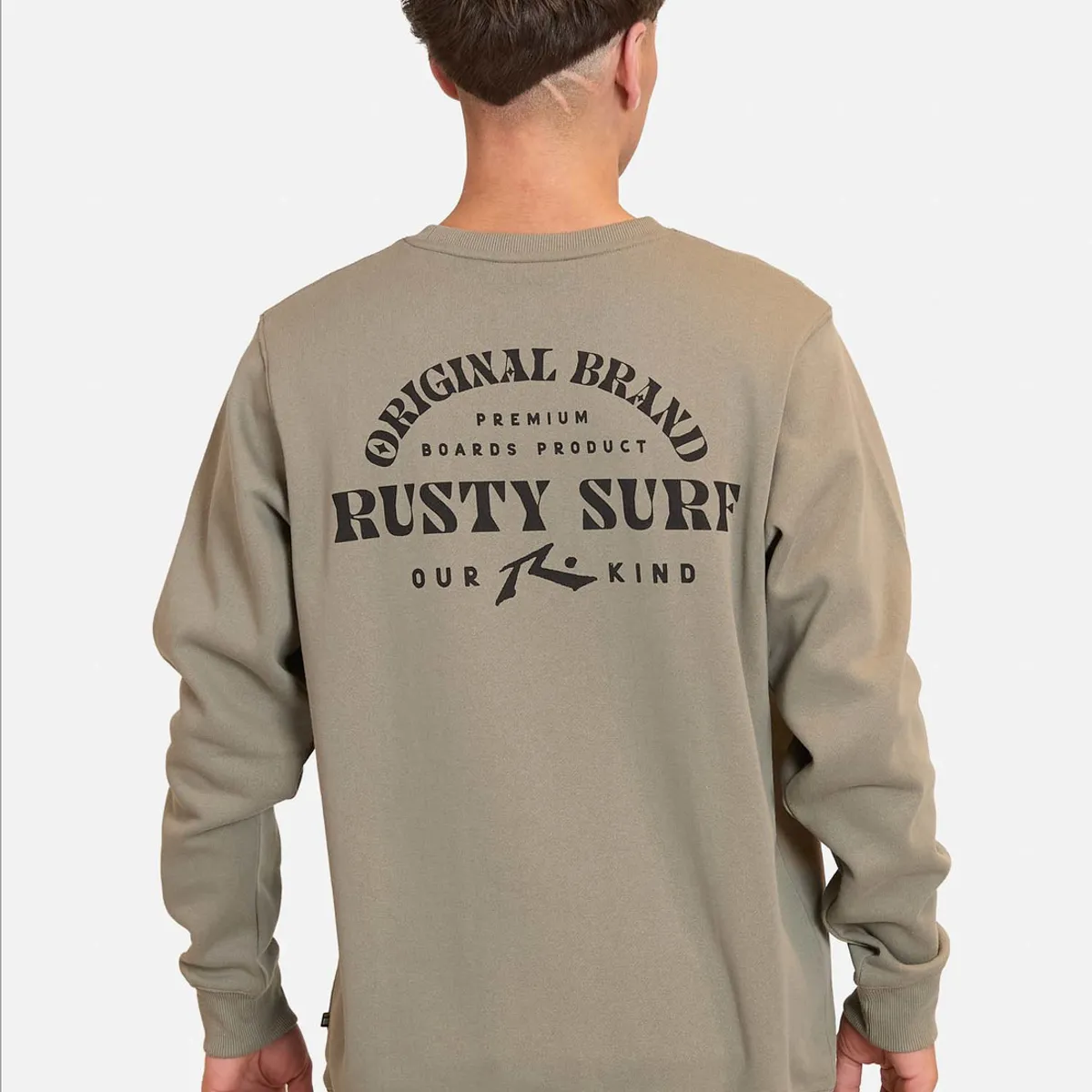 RUSTY - Poleron CR Our Kind Verde Hombre Rusty