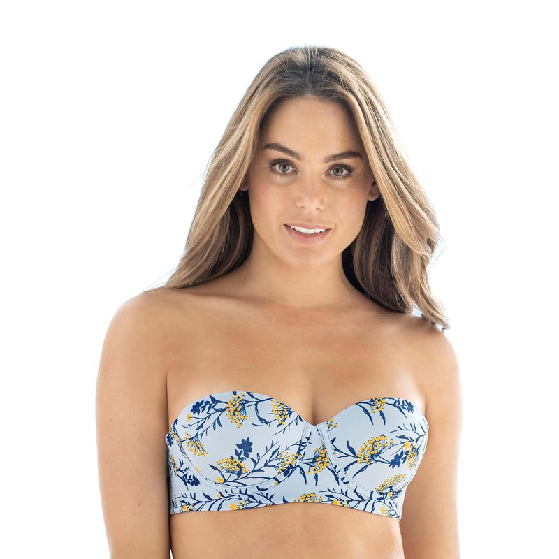 LEONISA - Sostén strapless con control fuerte de espalda Perfect Strapless 011654 Multicolor
