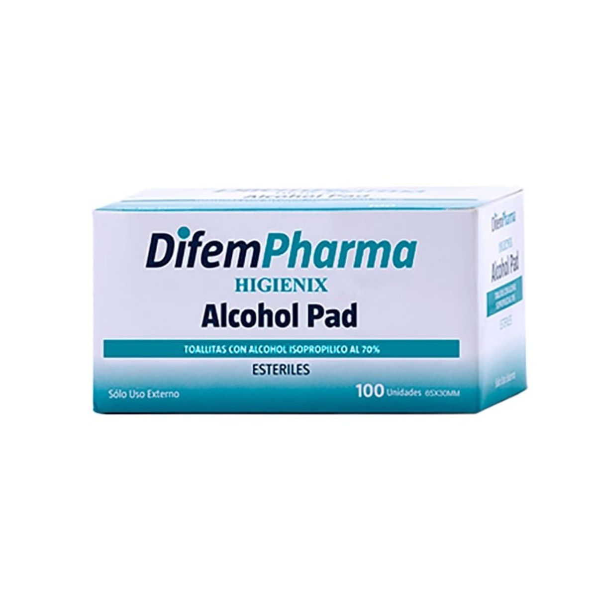 DIFEM PHARMA - Toallitas Con Alcohol Isopropílico Al 70 Difem 100 Unidades