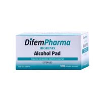 Toallitas Con Alcohol Isopropílico Al 70 Difem 100 Unidades