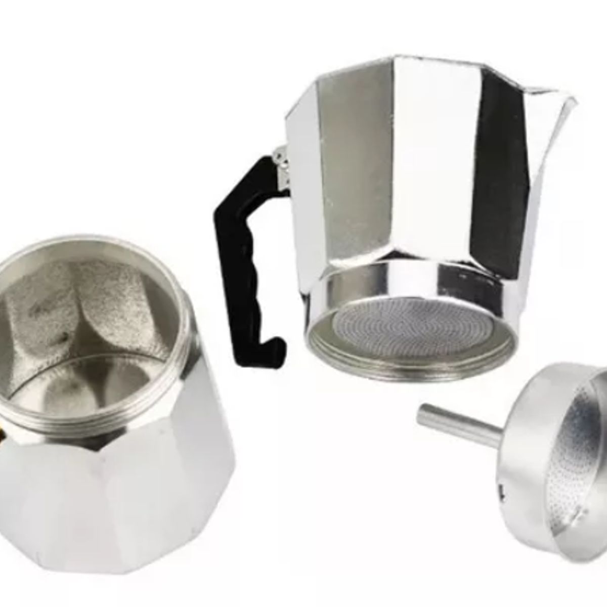GENERICO - Cafetera Italiana 9 Tazas Cafetera Portatil Color Gris