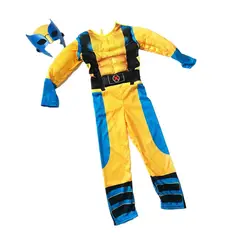 GENERICO - Disfraz Super héroe Wolverine talla 8 para niño