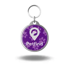 PET FIND - Placa identificación Petfind con GPS pasivo