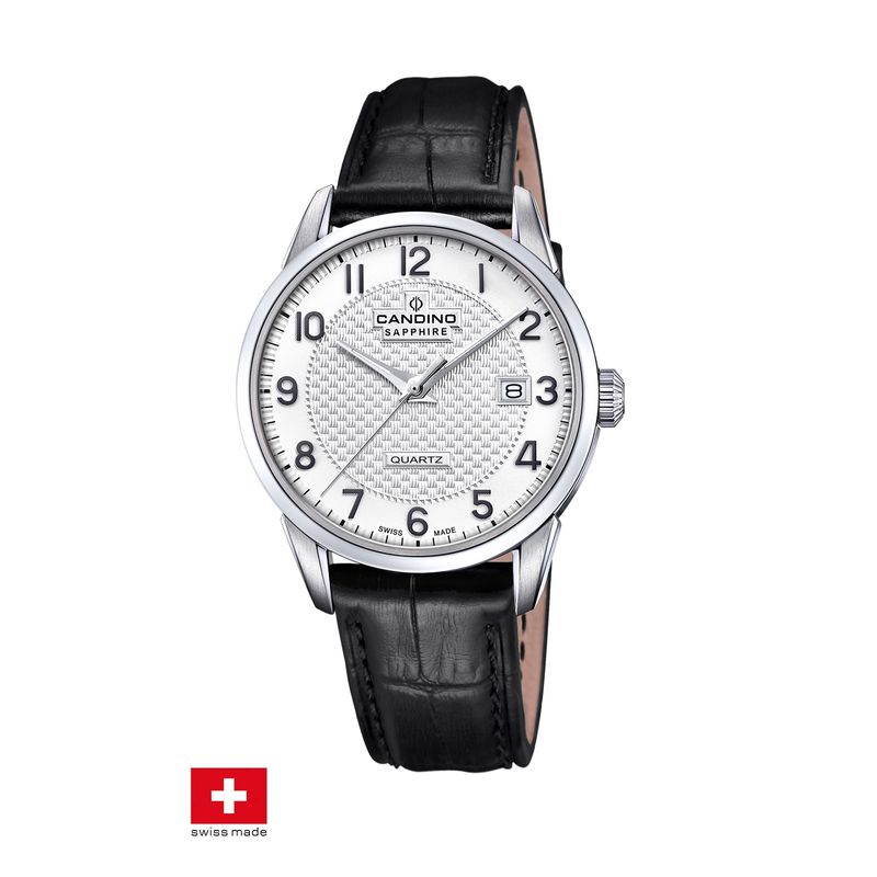 CANDINO - Reloj C4712/A Candino Swiss Plateado Hombre Couple Classic