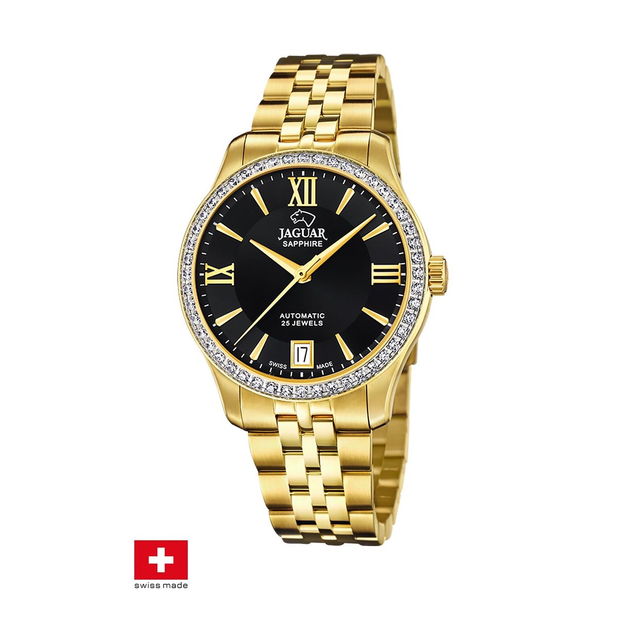 JAGUAR - Reloj J999/2 Jaguar Swiss Negro Mujer Automático
