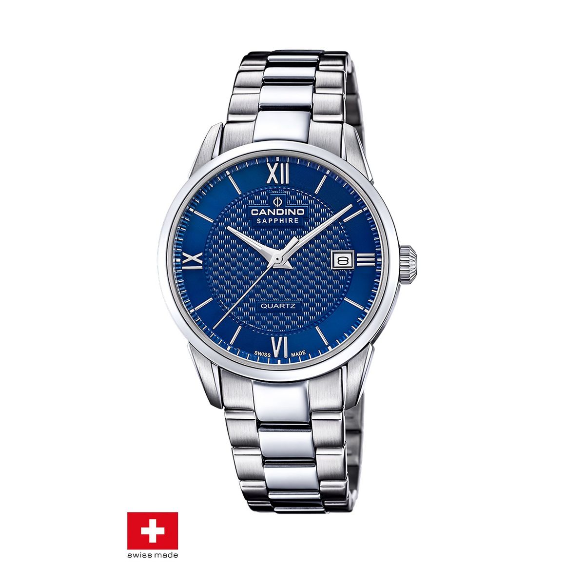 CANDINO - Reloj C4711/C Candino Swiss Azul Hombre Couple Classic