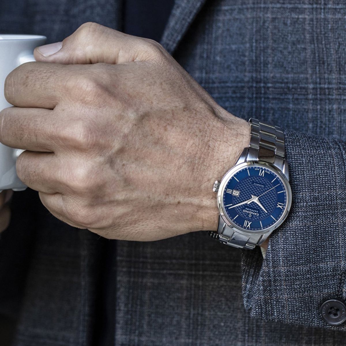 CANDINO - Reloj C4711/C Candino Swiss Azul Hombre Couple Classic