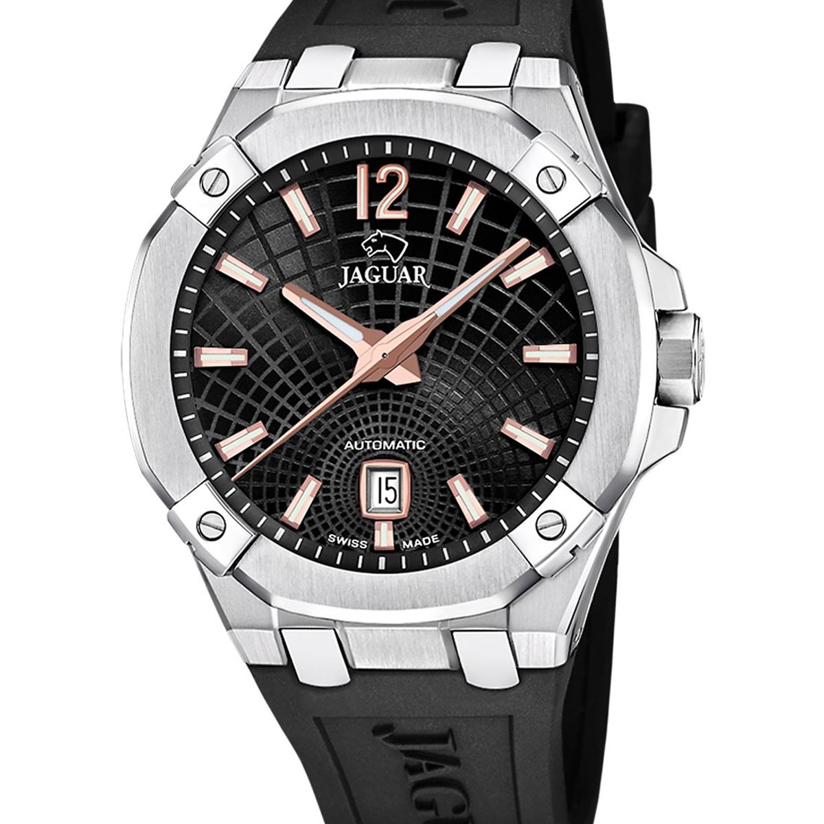 JAGUAR - Reloj J1030/4 Jaguar Swiss Negro Hombre Automático
