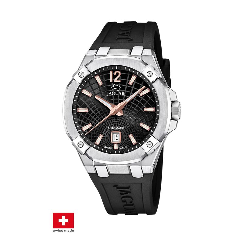 JAGUAR - Reloj J1030/4 Jaguar Swiss Negro Hombre Automático