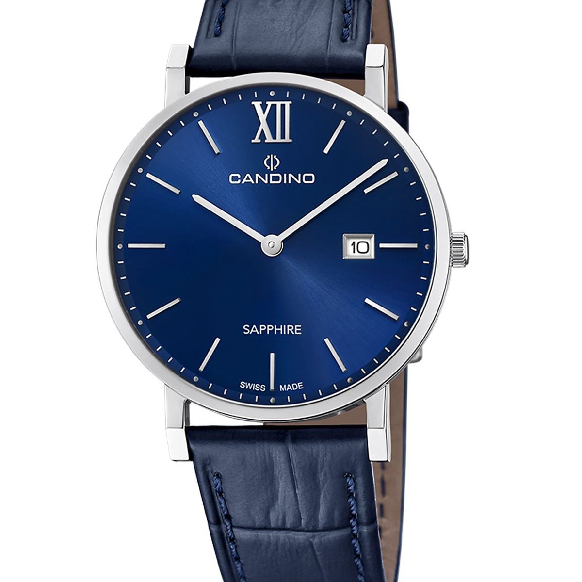 CANDINO - Reloj C4724/2 Candino Swiss Azul Hombre Couple Classic