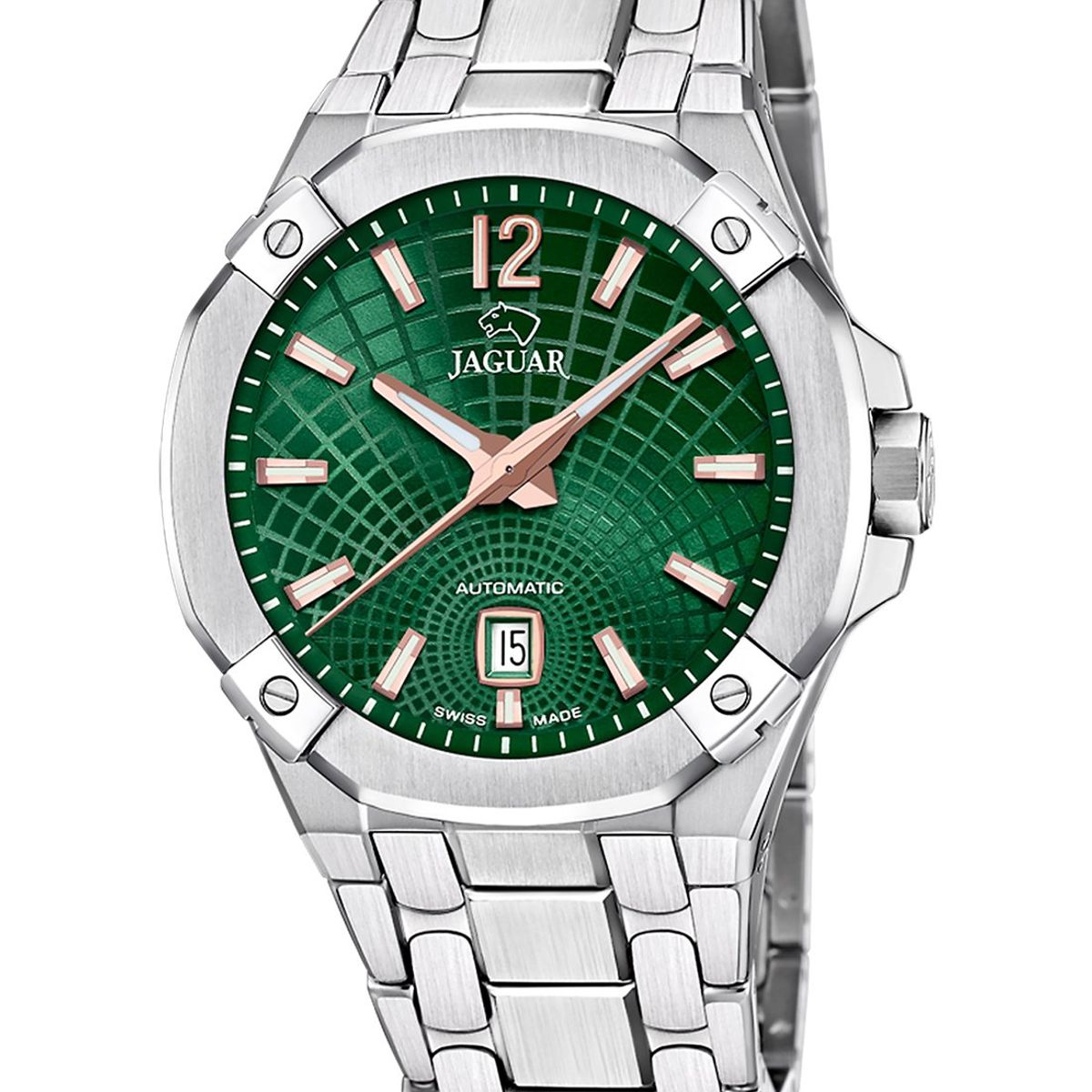 JAGUAR - Reloj J1029/3 Jaguar Swiss Verde Hombre Automático