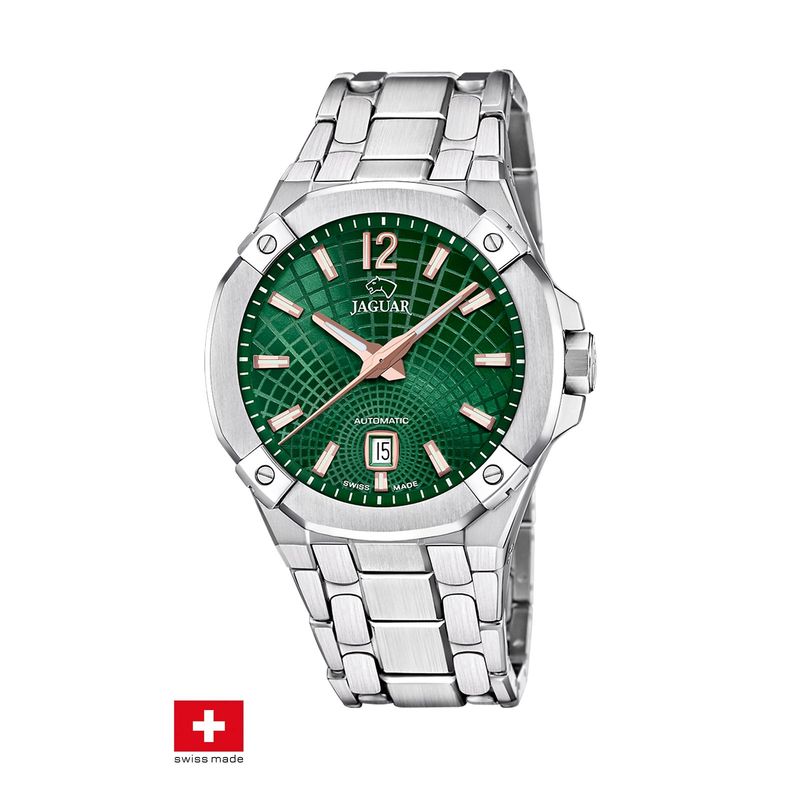 JAGUAR - Reloj J1029/3 Jaguar Swiss Verde Hombre Automático