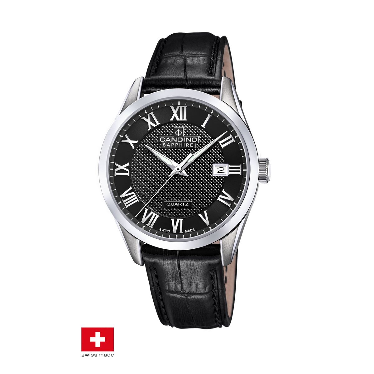 CANDINO - Reloj C4710/D Candino Swiss Negro Hombre Couple Classic