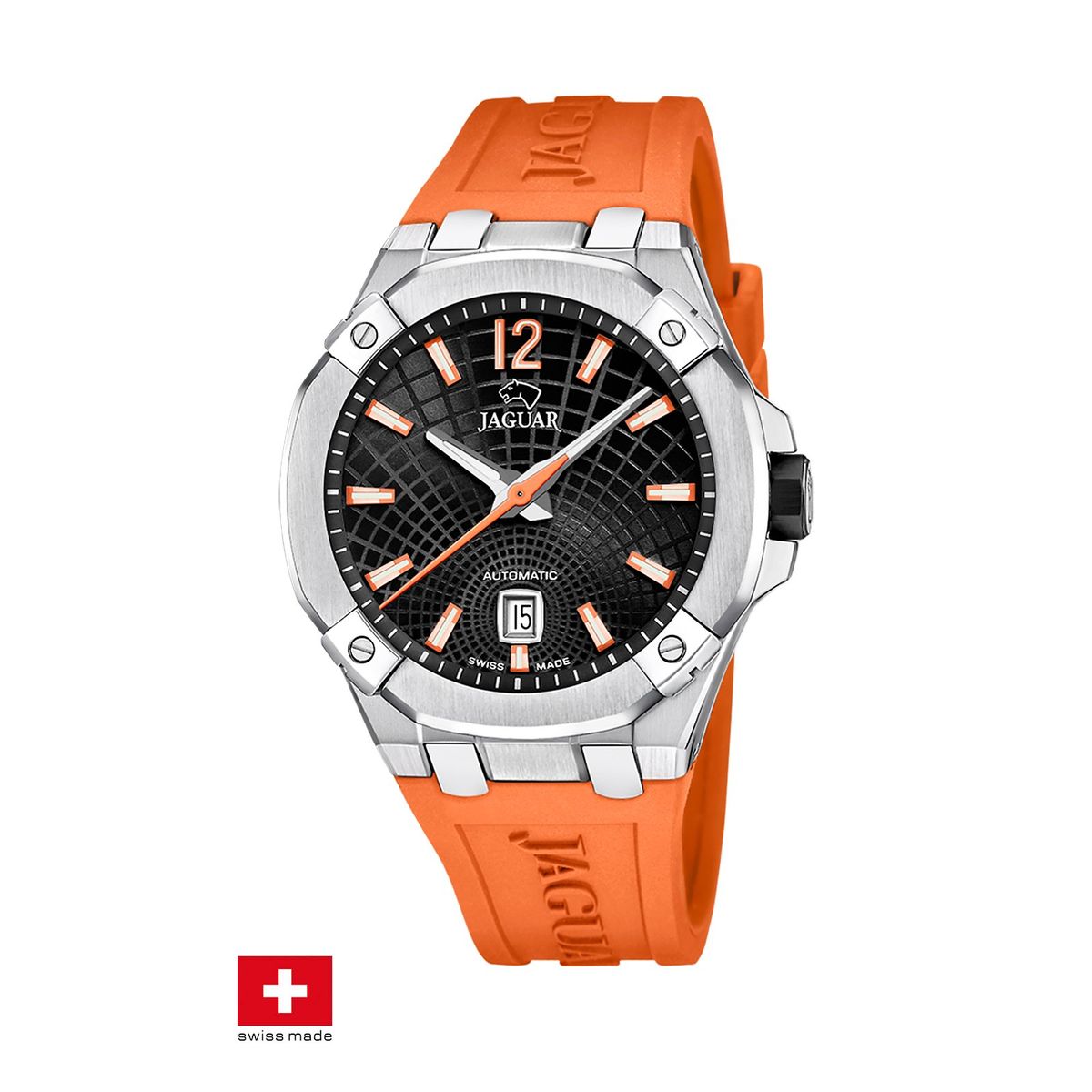 JAGUAR - Reloj J1030/1 Jaguar Swiss Negro Hombre Automático