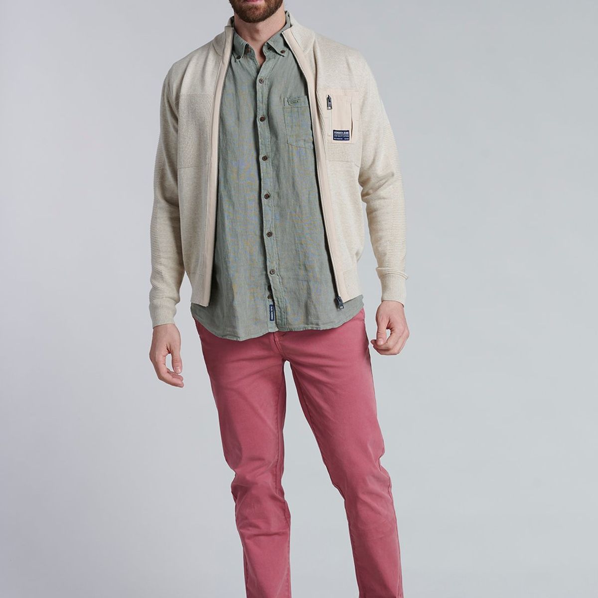 FEROUCH - Sweater Columbia Fj Beige Ferouch