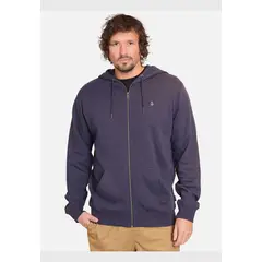 VOLCOM - Poleron FZ Stone Full Zip Azul Hombre