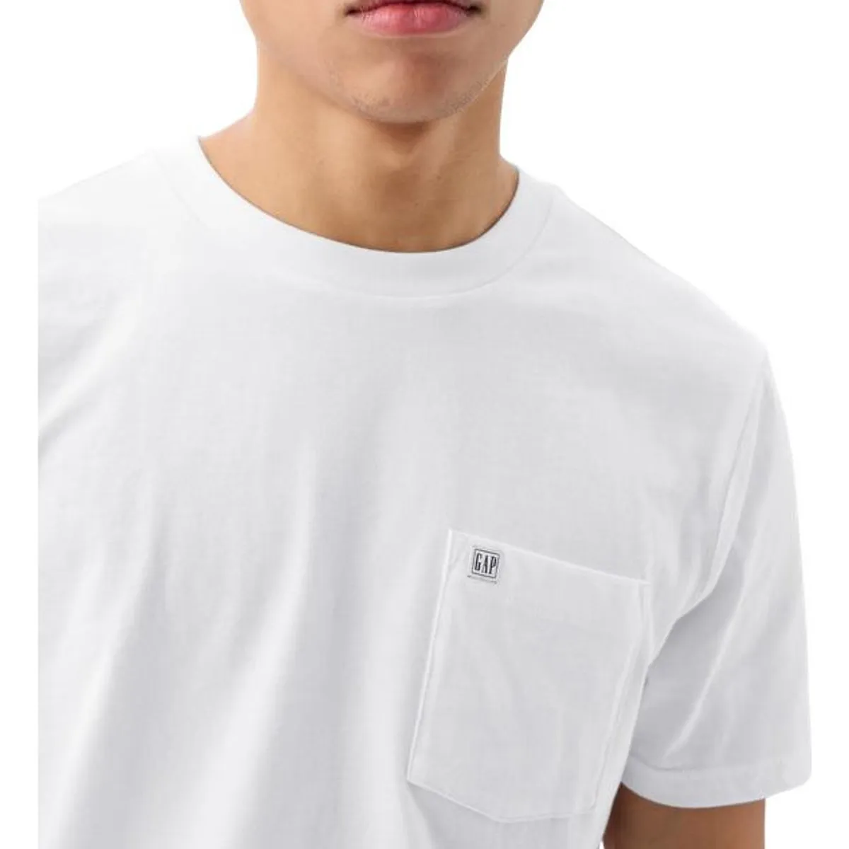 GAP - Polera Pocket Blanco GAP