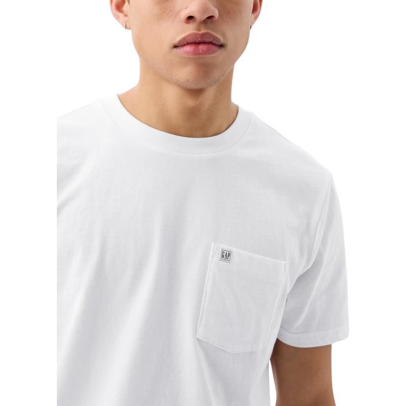 GAP - Polera Pocket Blanco GAP
