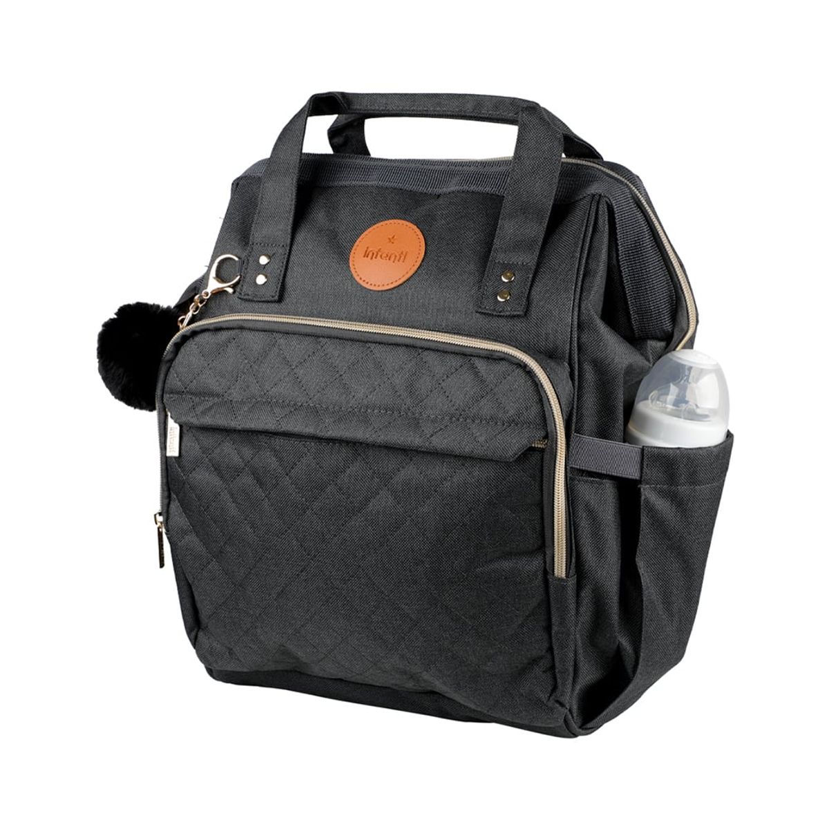 INFANTI - Mochila Pañalera Open Negra Infanti