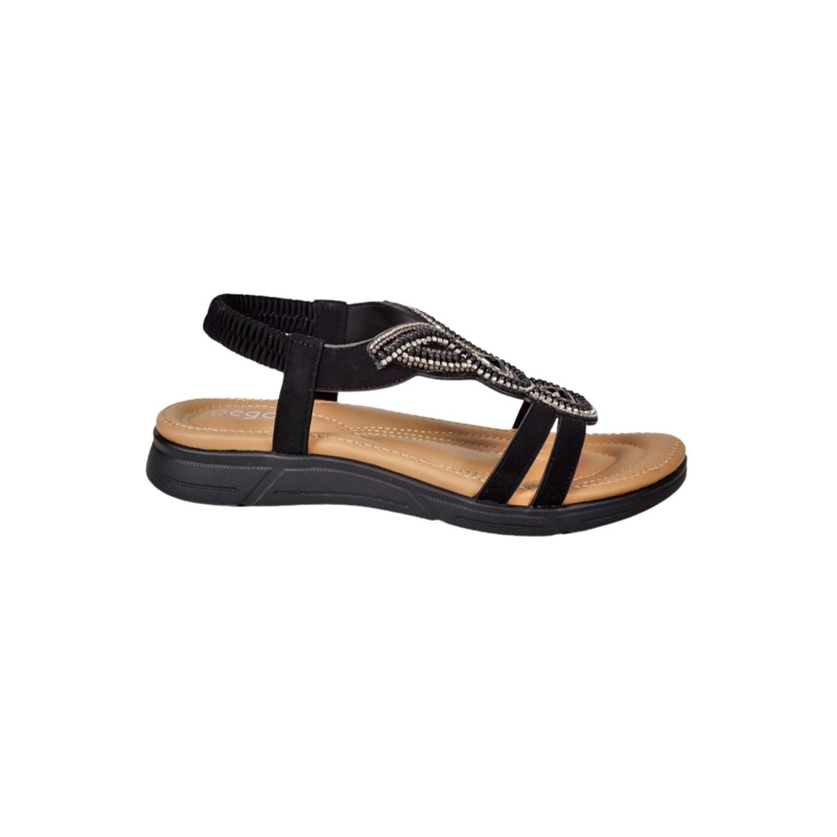 BEGOÑA - Sandalia Tahiel Negro BEGOÑA