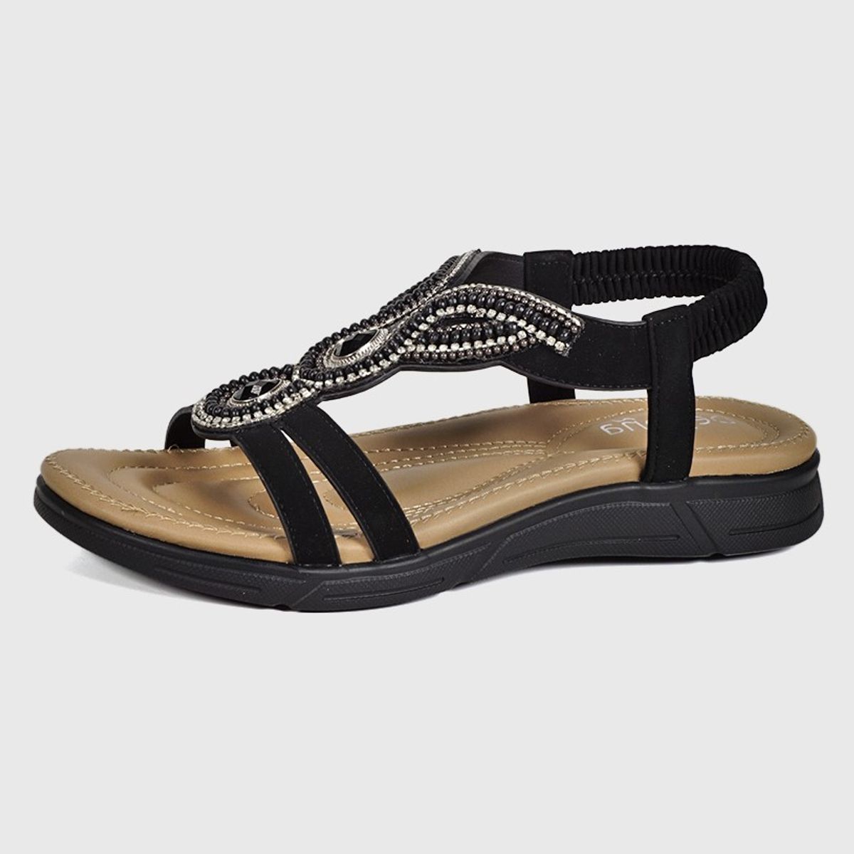 BEGOÑA - Sandalia Tahiel Negro BEGOÑA