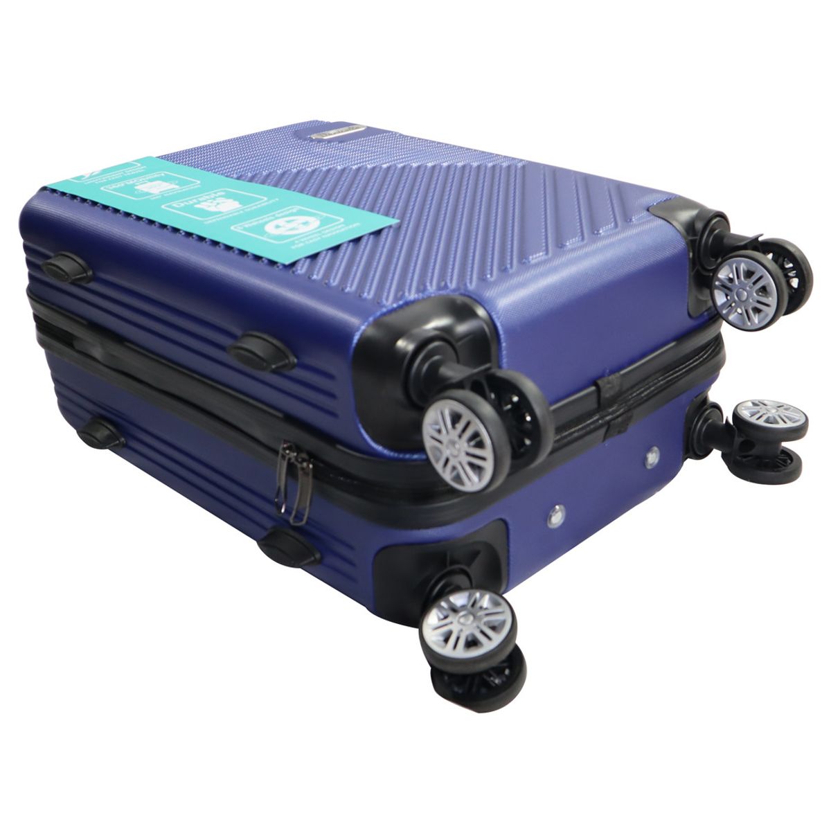 DINASTELLA - Maleta de Viaje con Ruedas 360 y candado 23L Rigida ABS Danicolle Azul