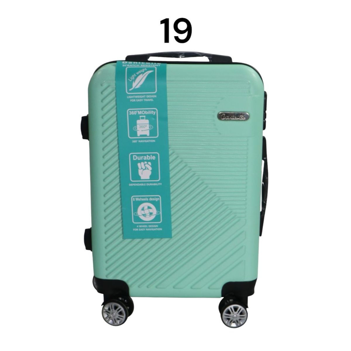 DINASTELLA - Maleta ABS JR1801 19 Verde