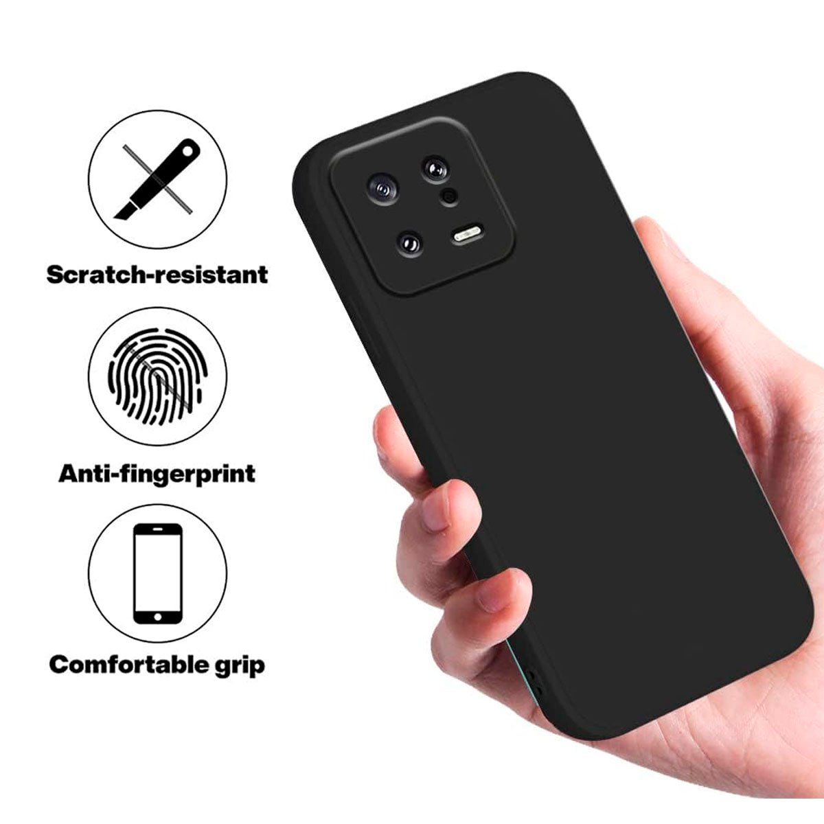 JOIGO - Carcasa Para Xiaomi 13 Goma Negro