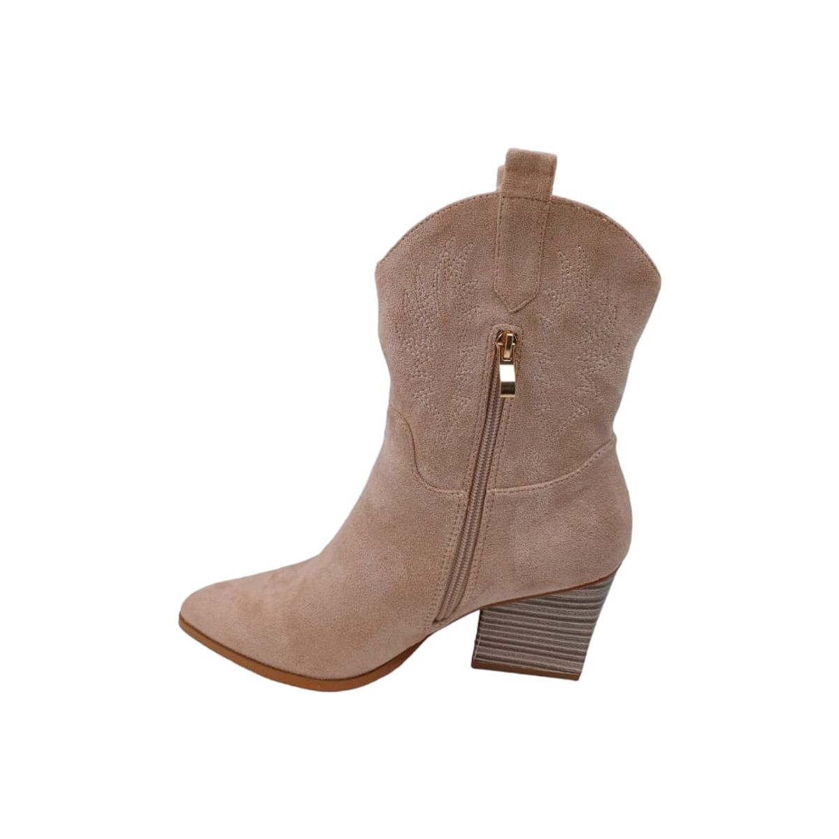 GENERICO - Bota Beige Texana Mujer