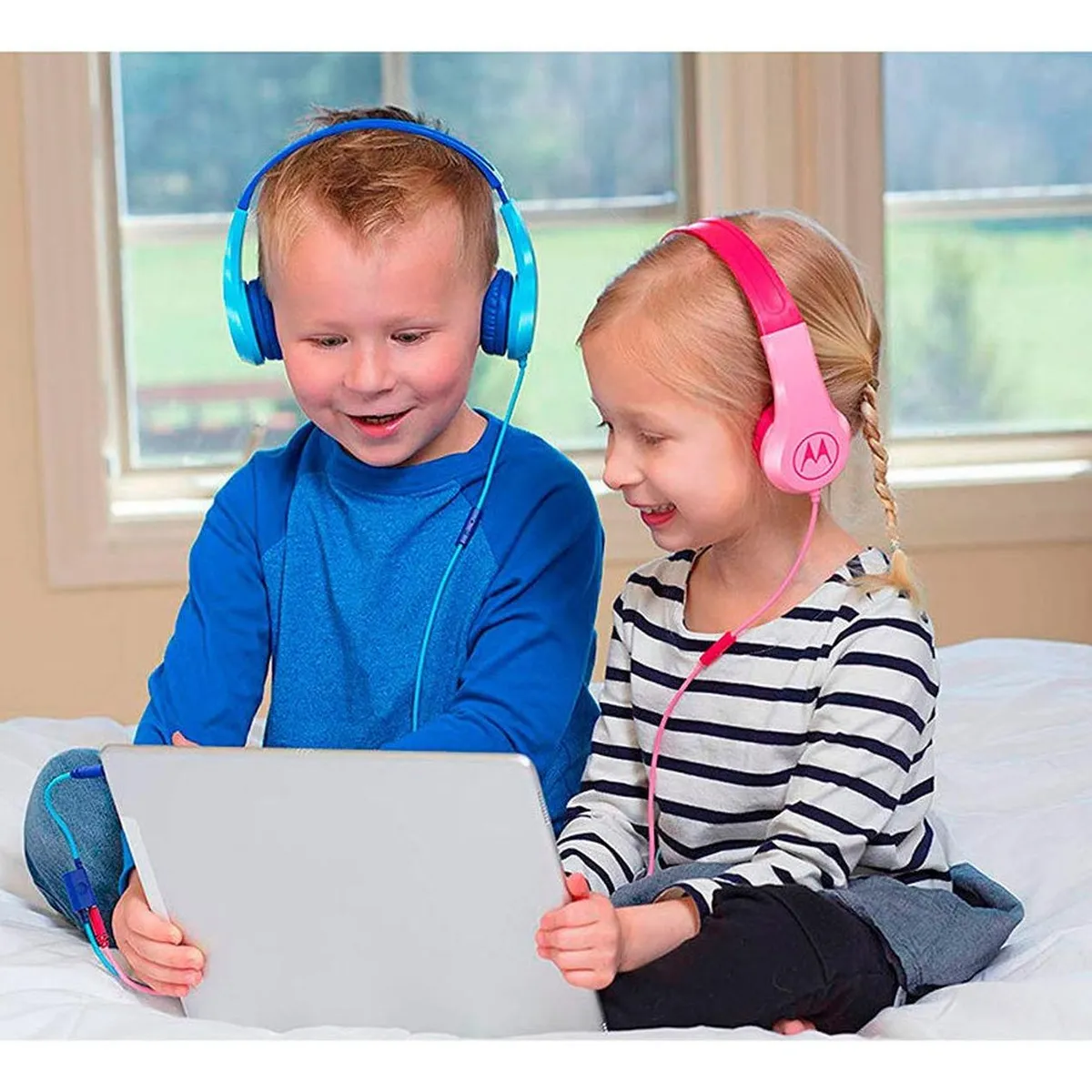 MOTOROLA - Audifonos Motorola Jr 200 On Ear Rosado Microfono Resistente