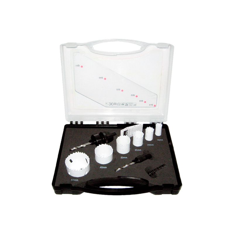 MAKITA - Set Sierras Copas BIM 16, 20, 25, 32, 40, 51mm (Electricista) 6 Pzas. - Makita